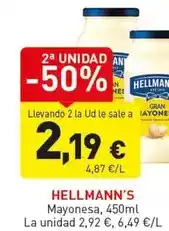 Hiperber Hellmann's - mayonesa oferta