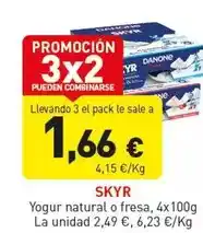 Hiperber Skyr - yogur natural o fresa oferta