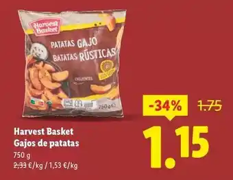 Lidl Harvest basket - gajos de patatas oferta