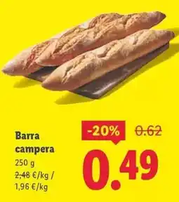 Lidl Barra campera oferta