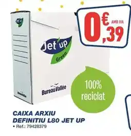 Bureau Vallée Jet up - caixa arxiu definitiu l80 oferta