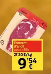 bonÀrea Bon area - entrecot d'anoll oferta