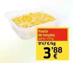 bonÀrea Pastís de tonyina oferta