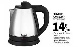 E.Leclerc Comelec - hervidor wk7316 oferta