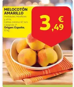 Alcampo Melocotón amarillo oferta