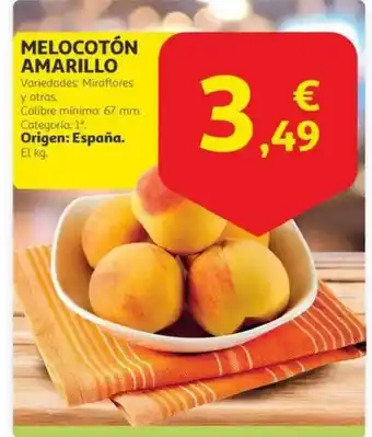 Alcampo Melocotón amarillo oferta