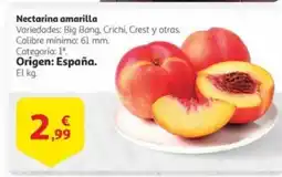Alcampo Nectarina amarilla oferta