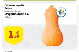 Alcampo Calabaza sepallo Entera oferta