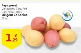 Alcampo Papa granel oferta