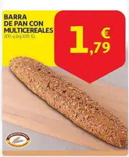 Alcampo Barra de pan con multicereales oferta