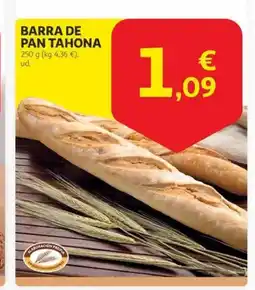 Alcampo Bar pan tahona oferta
