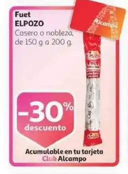 Alcampo ELPOZO Fuet oferta
