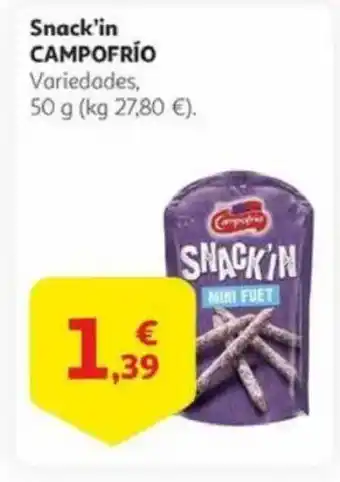 Alcampo CAMPOFRÍO Snack'in oferta