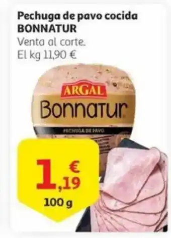 Alcampo BONNATUR Pechuga de pavo cocida oferta
