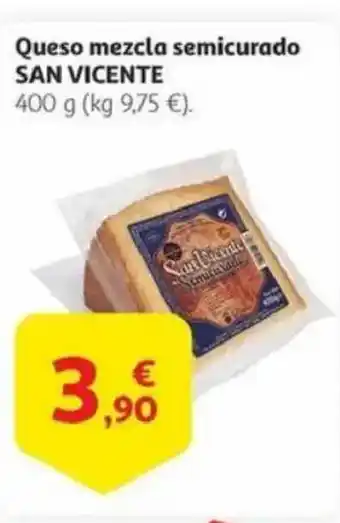 Alcampo SAN VICENTE Queso mezcla semicurado oferta