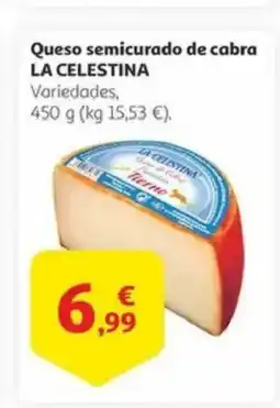 Alcampo LA CELESTINA Queso semicurado de cabra oferta