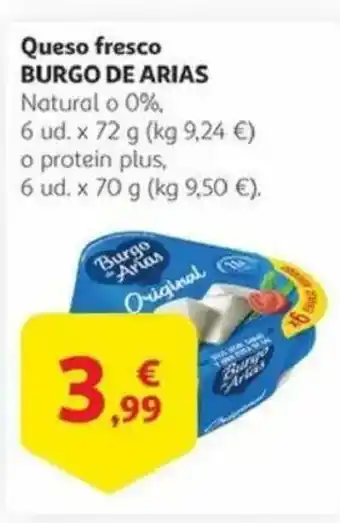 Alcampo BURGO DE ARIAS Queso fresco oferta
