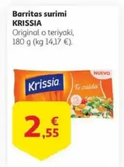 Alcampo KRISSIA Barritas surimi oferta