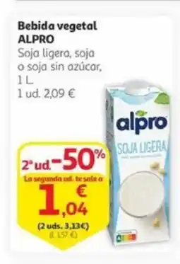 Alcampo ALPRO Bebida vegetal oferta