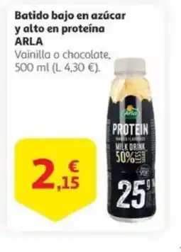 Alcampo ARLA Batido bajo en azúcar y alto en proteína oferta