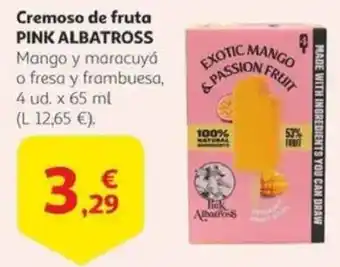 Alcampo PINK ALBATROSS Cremoso de fruta oferta