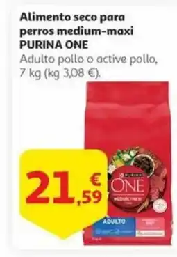 Alcampo PURINA ONE Alimento seco para perros medium-maxi oferta