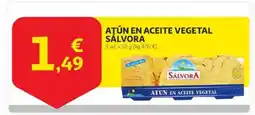 Alcampo SALVORA Atún en aceite vegetal oferta