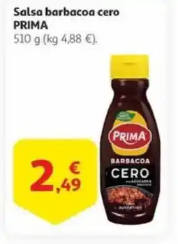 Alcampo PRIMA Salsa barbacoa cero oferta