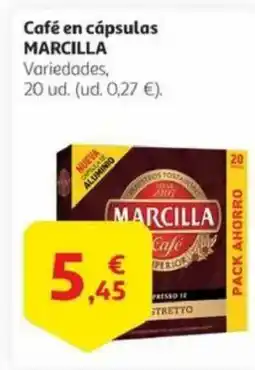 Alcampo MARCILLA Café en cápsulas oferta