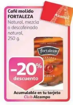 Alcampo FORTALEZA Café molido oferta