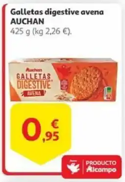 Alcampo AUCHAN Galletas digestive avena oferta