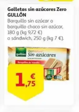 Alcampo GULLÓN Galletas sin azúcares Zero oferta