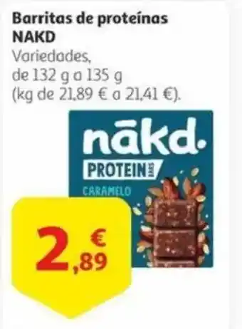 Alcampo NAKD Barritas de proteínas oferta