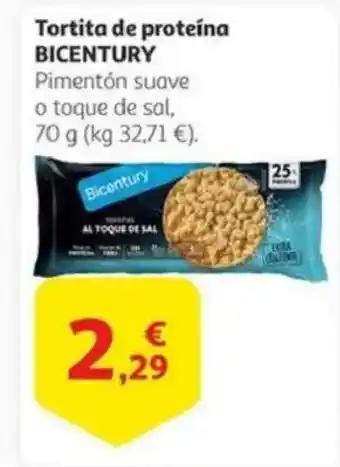Alcampo BICENTURY Tortita de proteína oferta