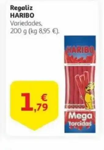 Alcampo HARIBO Regaliz oferta