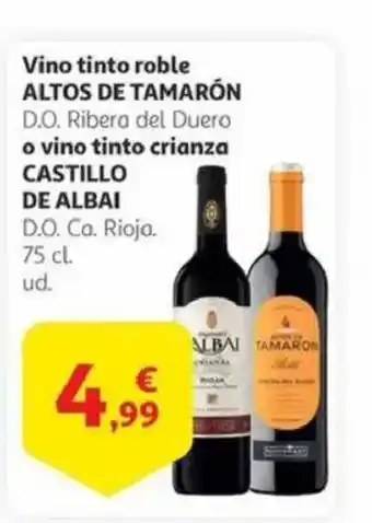 Alcampo ALTOS DE TAMARÓN Vino tinto roble oferta