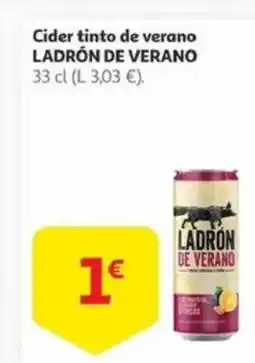 Alcampo LADRÓN DE VERANO Cider tinto de verano oferta