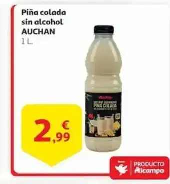 Alcampo AUCHAN Piña colada sin alcohol oferta