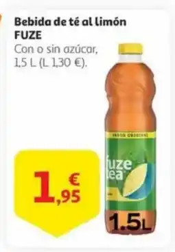 Alcampo FUZE Bebida de té al limón oferta