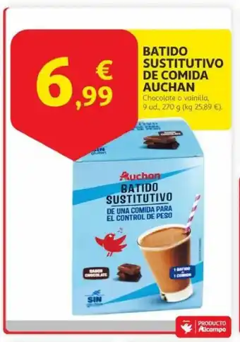 Alcampo AUCHAN Batido sustitutivo de comida oferta