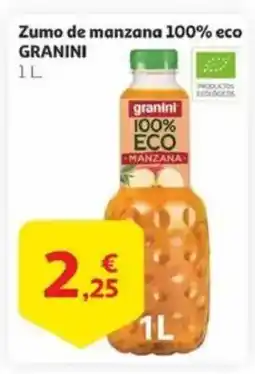Alcampo GRANINI Zumo de manzana 100% eco oferta