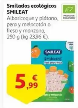 Alcampo SMILEAT Smilados ecológicos oferta