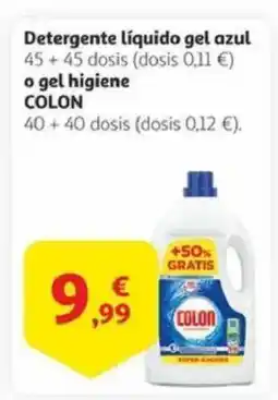 Alcampo COLON Detergente líquido gel azul oferta