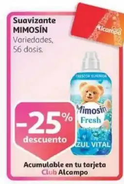 Alcampo MIMOSÍN Suavizante oferta