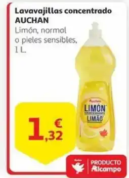 Alcampo AUCHAN Lavavajillas concentrado oferta