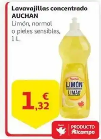 Alcampo AUCHAN Lavavajillas concentrado oferta