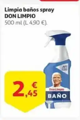 Alcampo DON LIMPIO Limpia baños spray oferta