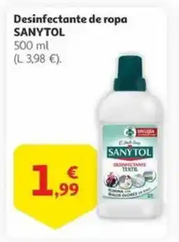 Alcampo SANYTOL Desinfectante de ropa oferta