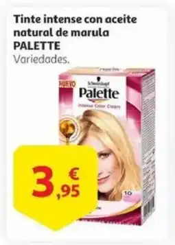 Alcampo PALETTE Tinte intense con aceite natural de marula oferta