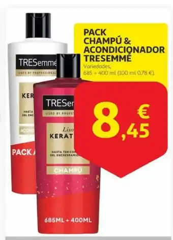 Alcampo TRESEMMÉ Pack champú & acondicionador oferta